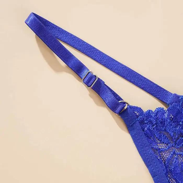 Strings sexy en dentelle ajustables pour femmes