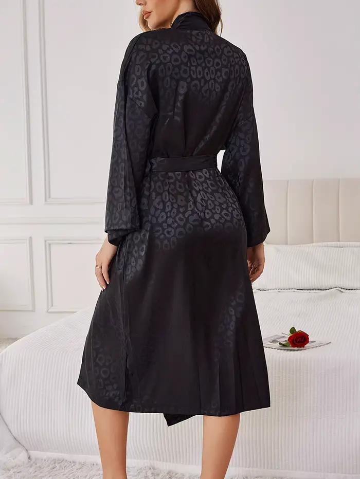 Chemise de nuit Jacquard de luxe pour femmes