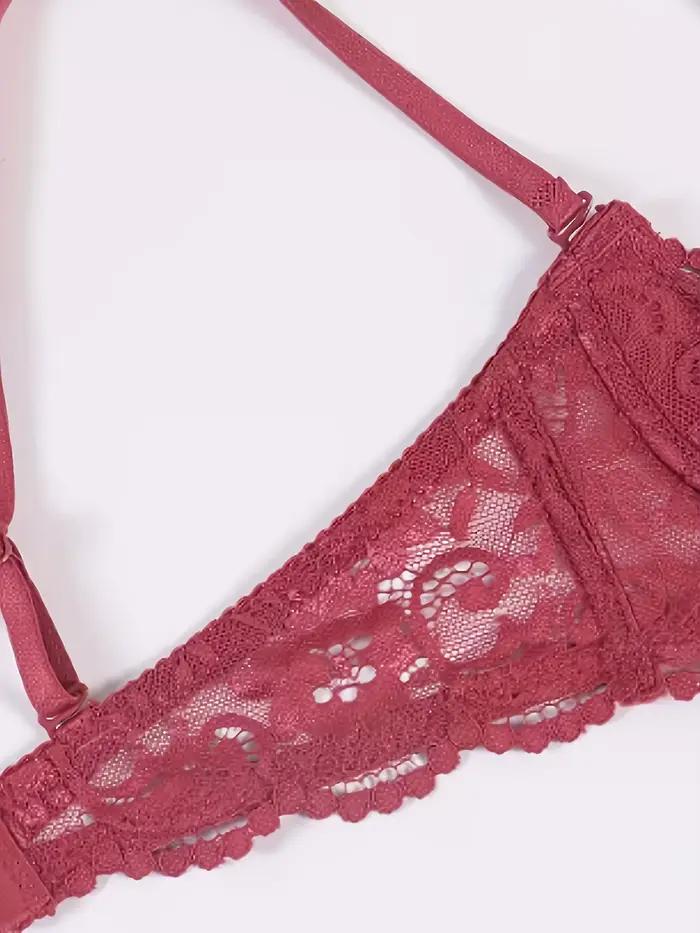 Soutien-gorge à armatures en dentelle pour femme