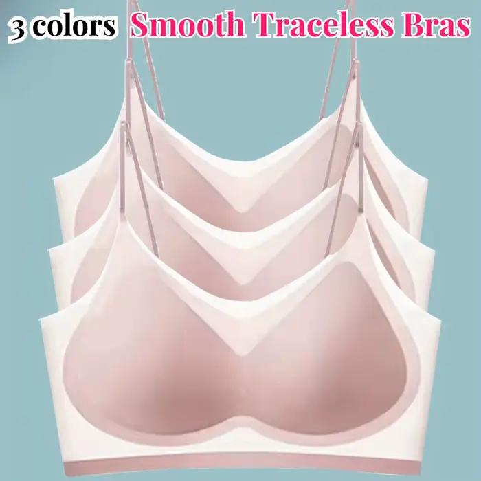 Soutiens-gorge pour femmes grande taille façonnant soutien-gorge de levage avec sangle sans couture sans fil extensible