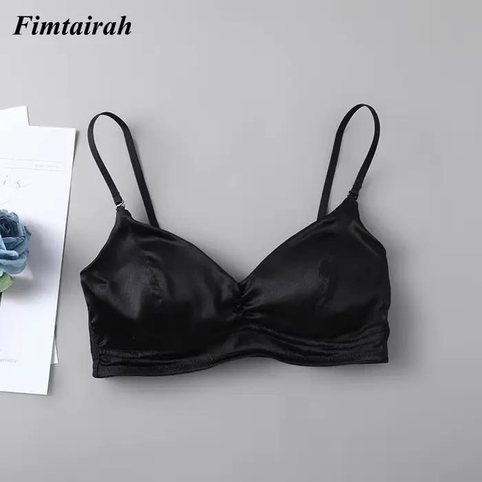 Soutien-gorge en soie véritable pour femmes