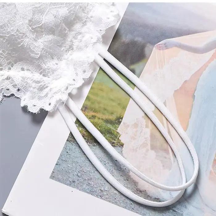 Bralette en dentelle florale pour femme – Crop top en dentelle festonnée à double bretelles avec bonnets rembourrés, caraco en dentelle transparente pour lingerie et usage quotidien