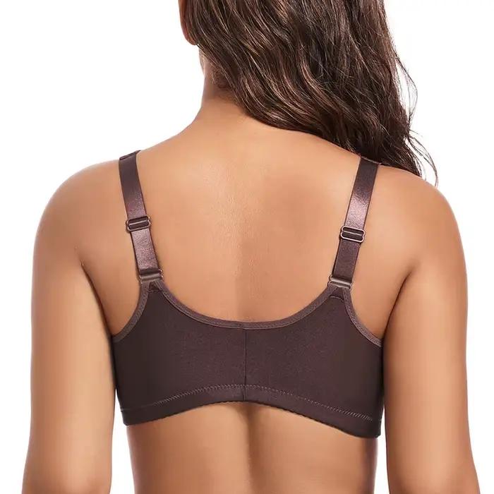 Soutien-gorge minimiseur à fermeture avant pour femme