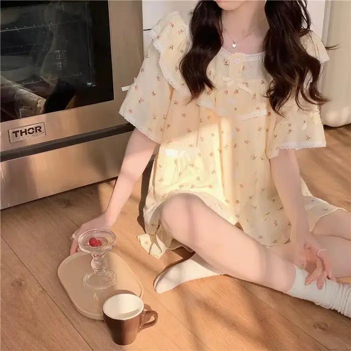 Nouvel ensemble de pyjama d'été pour femme
