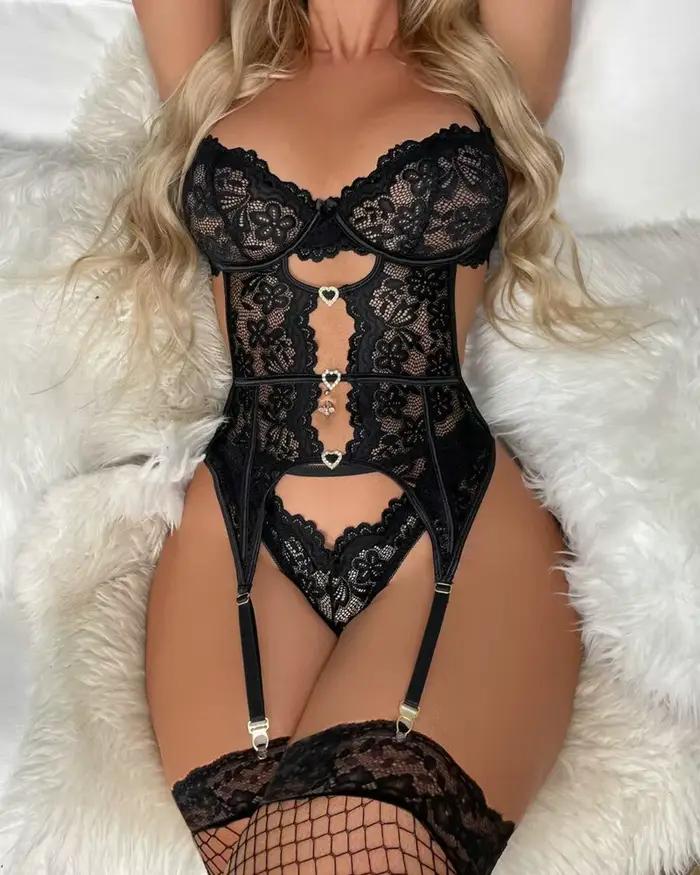 Ensemble de Lingerie Sexy grande taille