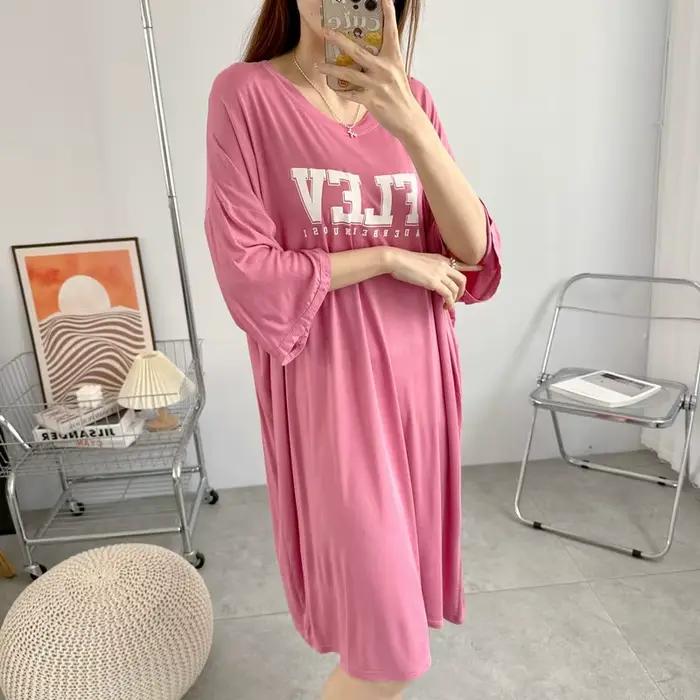 Chemises de nuit en coton pour femmes