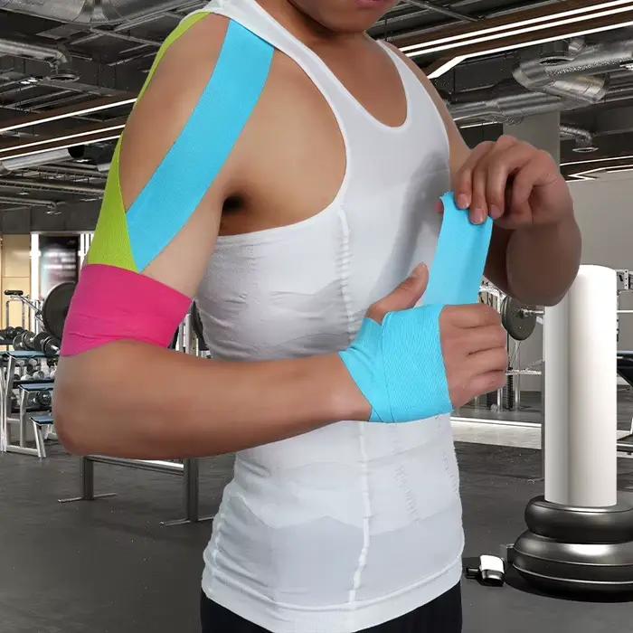 1 rouleau de 5M couvre-mamelon pour femmes soutien-gorge push up avec bande adhésive de sport invisible pour le levage
