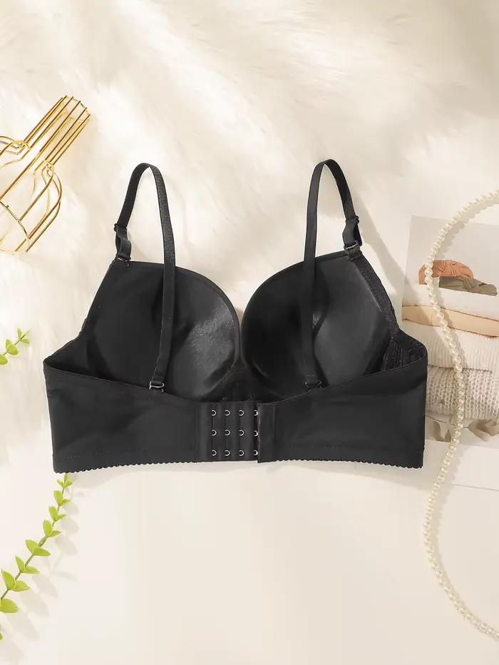 Soutien-gorge push-up à armatures pour femme avec bonnets rembourrés – Lingerie confortable et de soutien pour un port quotidien