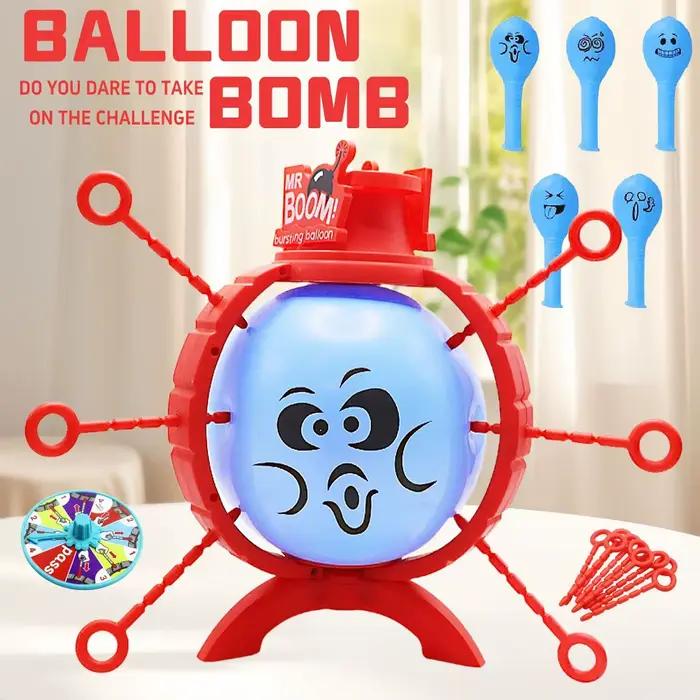 Jeu de ballons Boom Boom, jeu d'éclatement de ballons de bureau, jeux de société en famille, accessoire de farces, jouets interactifs, jeu de bâton amusant