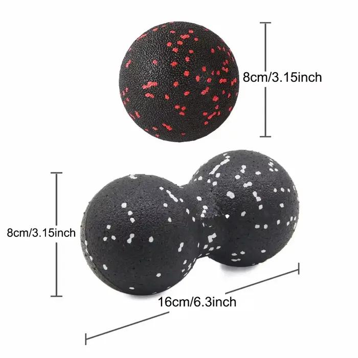 EPP Yoga boules d'arachide Massage corporel Fascia balle costume bloc de mousse haute densité Relaxation musculaire crosse exercice Yoga BallFitness