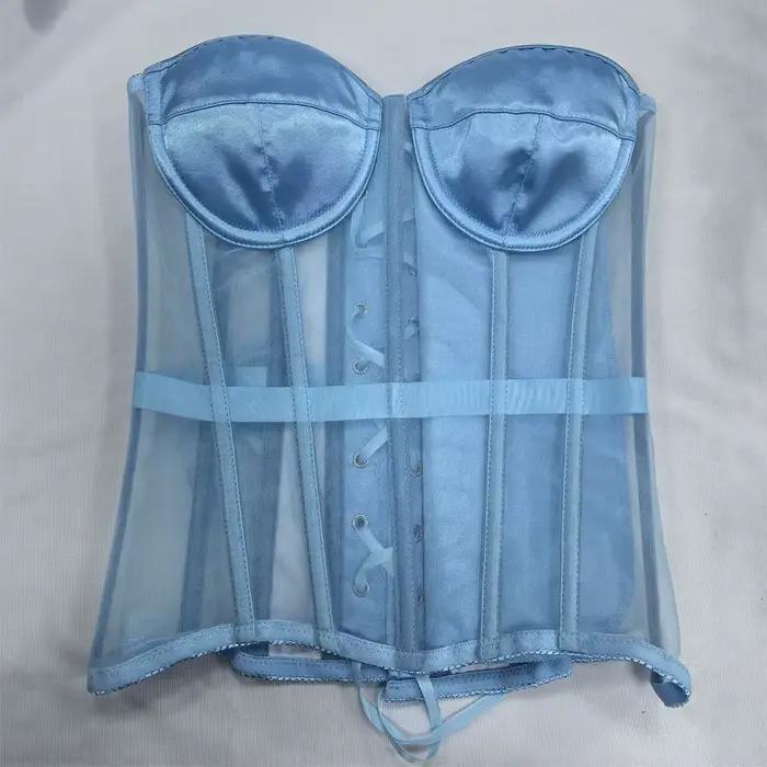 Corset bustier sans bretelles pour femmes