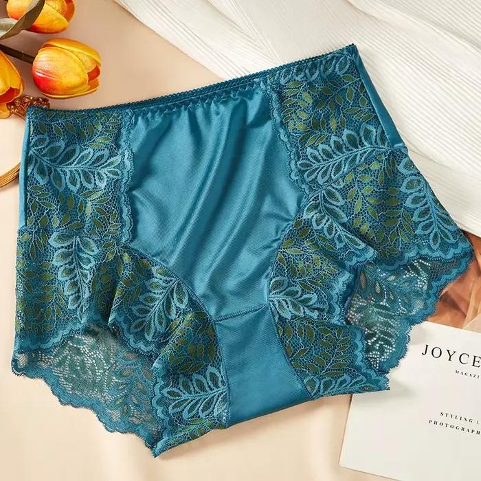 Culotte femme découpée dentelle ropa de mujer taille haute grande
