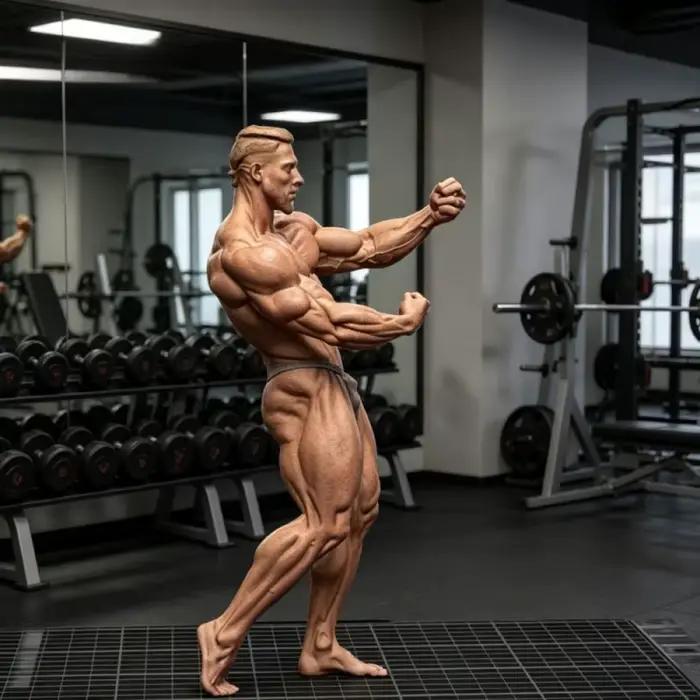 Figurine d'homme musclé, sculpture de fitness, statue humaine, modèle de table de 20 cm, figurine d'action de la série la plus vendue, décoration de salle de sport
