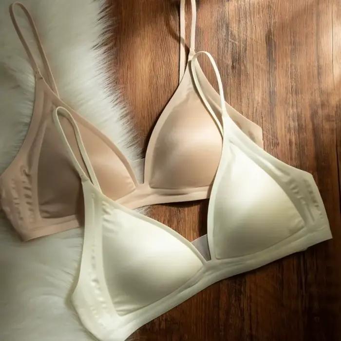 Soutien-gorge français en Satin de lait
