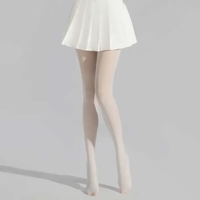 1 paire de collants blancs pour femmes