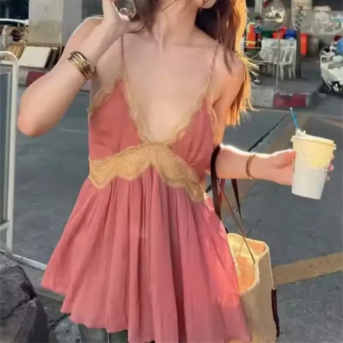 Nouveau haut de lingerie en dentelle tendance