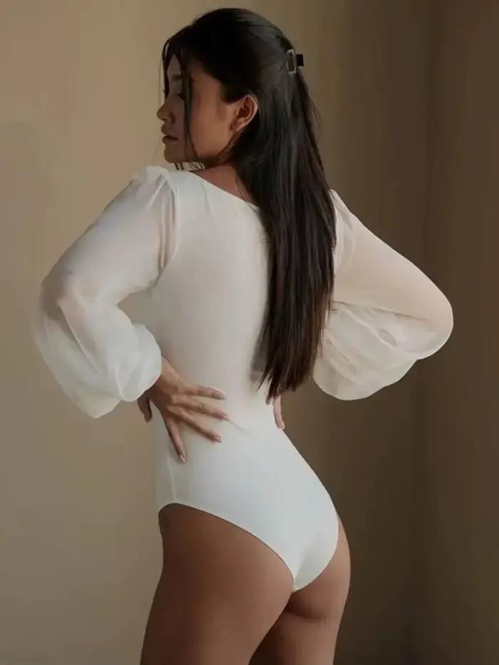 Body sexy pour femme noir