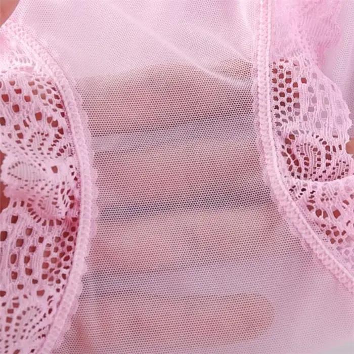 Slip Transparent en maille pour femmes