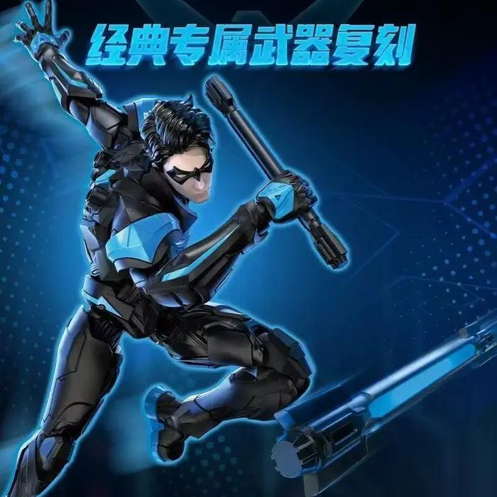 Nouvelle figurine articulée Blokees Heroes Anime Character Transcendent Edition Nightwing, modèle de jouet à assembler, cadeau d'anniversaire pour enfants, poupée anime