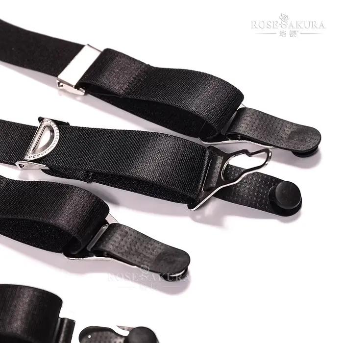 Porte-jarretelles en maille pour femmes