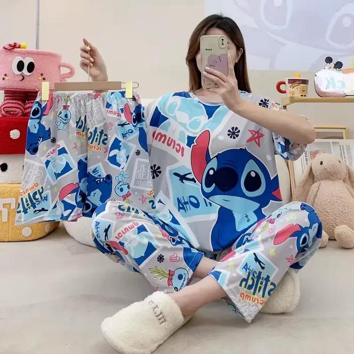 Nouvel ensemble pyjama trois pièces pour femme