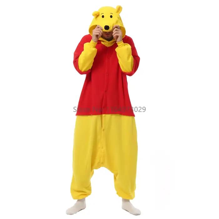 Onesieshow Animal Kigurumi Pyjamas Halloween Onesie Adulte Dessin Animé Tigre Kangourou Pyjama Cosplay Fête Femmes Hommes Homewear XXL