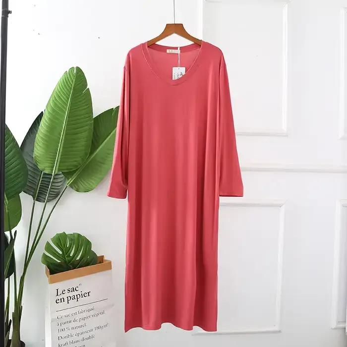 Chemise de Nuit à Manches sulfpour Femme