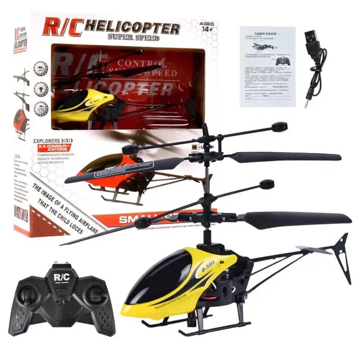 Drone d'hélicoptère RC avec jouet volant électrique léger, télécommande Radio, avion d'intérieur et d'extérieur, modèle de jouet
