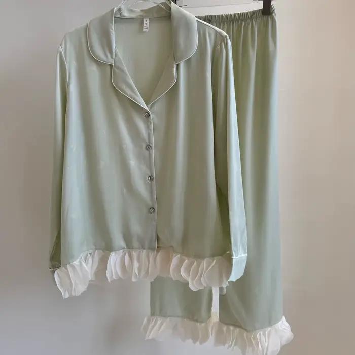 Ensemble de pyjamas à manches longues pour femmes
