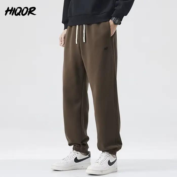 Pantalon de survêtement ample et droit pour hommes, vêtements de travail décontractés, américain, marque de mode, jambes larges, polyvalent, automne