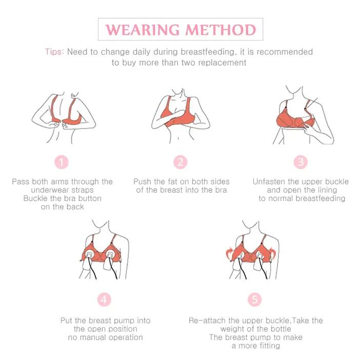 Soutien-gorge d'Allaitement Spécial, Tire-Lait, ALTERBra, Mains Libres, Vêtements de Grossesse, Accessoires d'Allaitement, Peut Être Porté Toute la Journée