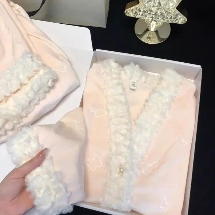 Pyjama en velours allemand pour femme