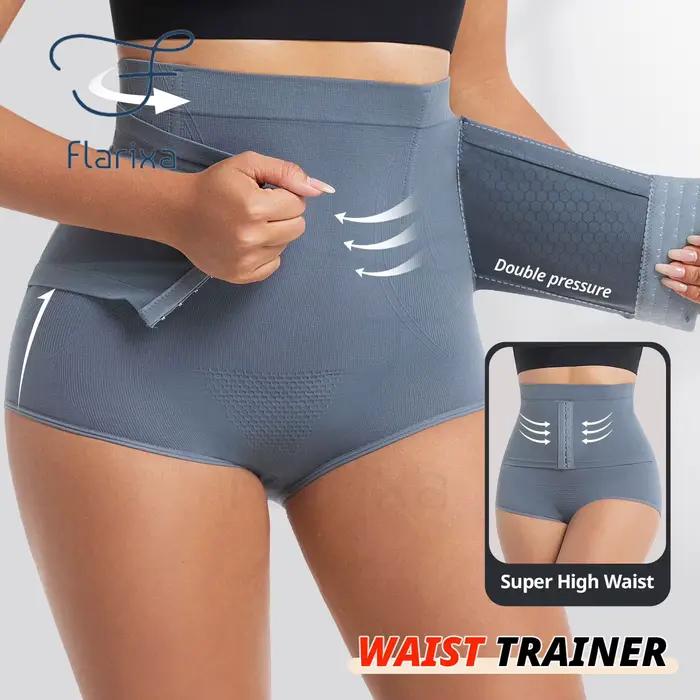 Femmes sans couture taille haute Cincher culotte slips forte Compression Faja Shaperwear ventre contrôle corps Shaper