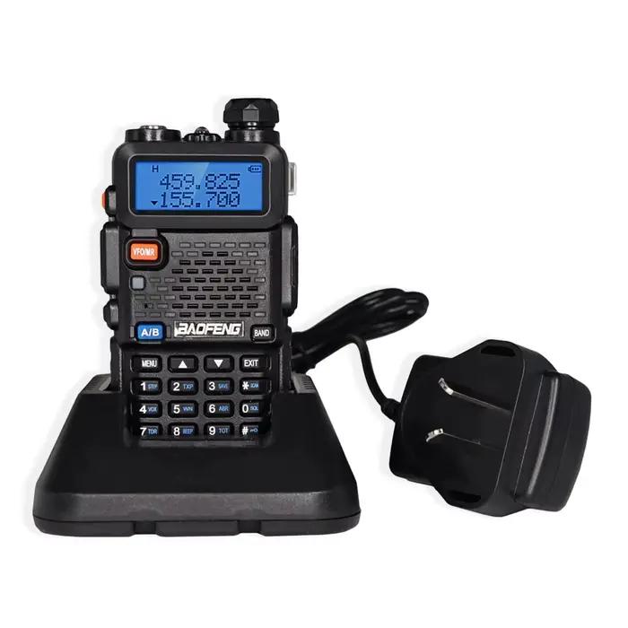 Baofeng UV-5R d'origine EU/US/UK/USB/chargeur de batterie de voiture Radio bidirectionnelle UV5R DM-5R chargeur Baofeng talkie-walkie UV-5R accessoires