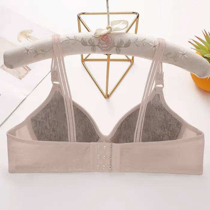 Soutien-gorge traditionnel pour femmes en polyester et coton avec bonnet en charbon de bambou pour confort et élégance occasions quotidiennes et spéciales