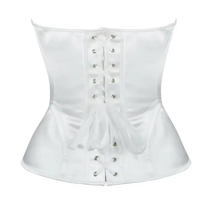 Body sculptant invisible blanc pur, sous-vêtement pour robe de mariée, gaine amincissante, enveloppe de poitrine, contrôle long de l'abdomen