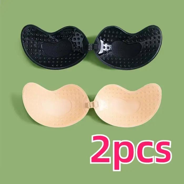 Soutien-gorge adhésif Invisible sans bretelles, bande de poitrine, soutien-gorge Push Up, Lingerie sans couture, couvre-mamelon en Silicone, Bralette Pasties