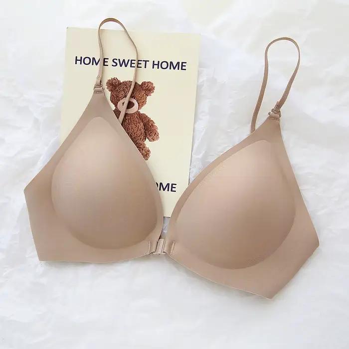Soutien-gorge sans fil à fermeture frontale