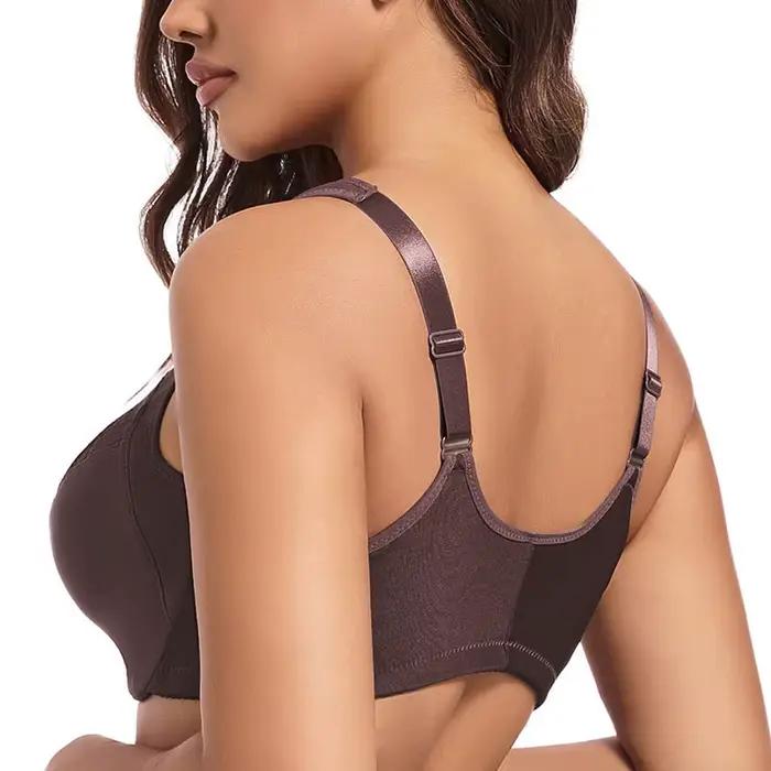 Soutien-gorge minimiseur à fermeture avant pour femme