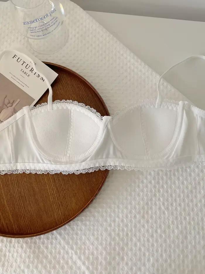 Soutien-gorge en dentelle satinée pour filles