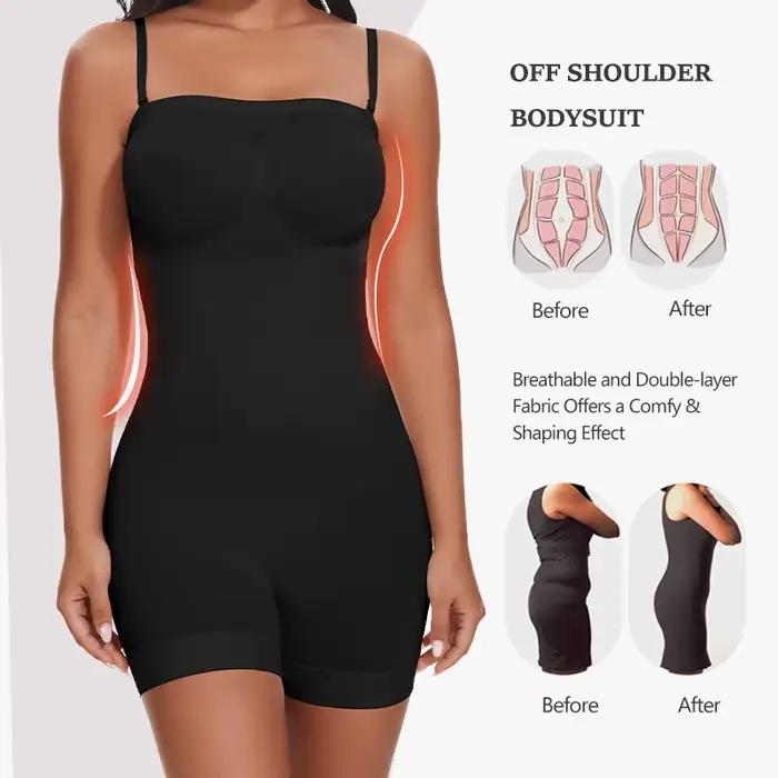 Body sans bretelles, épaules dénudées