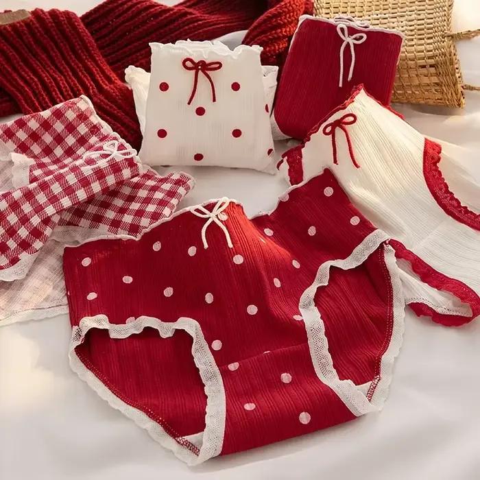 Culotte en coton femme caleçon mode nœud