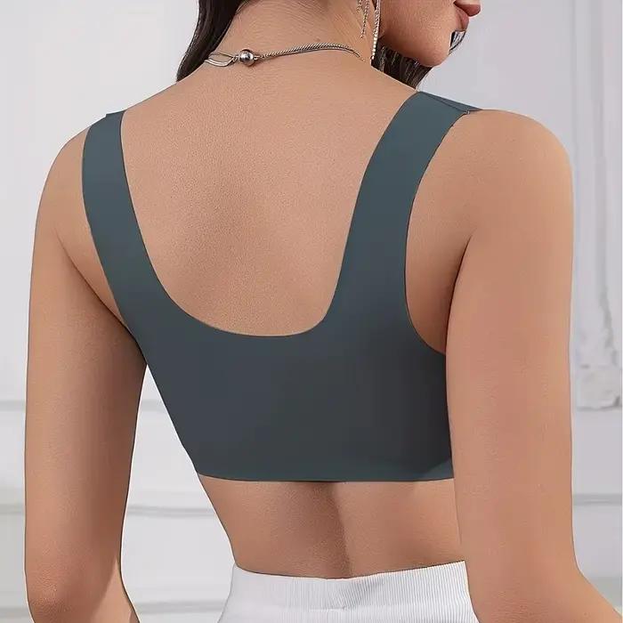 Soutien-gorge à boutons avant pour femmes