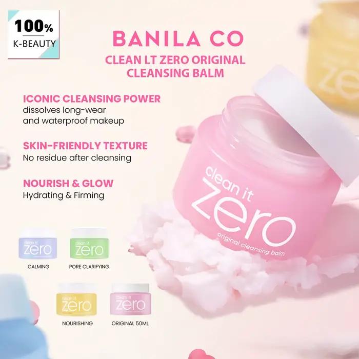 BANILA CO Clean It Zero Cleansing Balm, Baume nettoyant crémeux, Maquillage de luxe, Nettoyage multifonctionnel, Cosmétique coréenne, Maquillage coréen