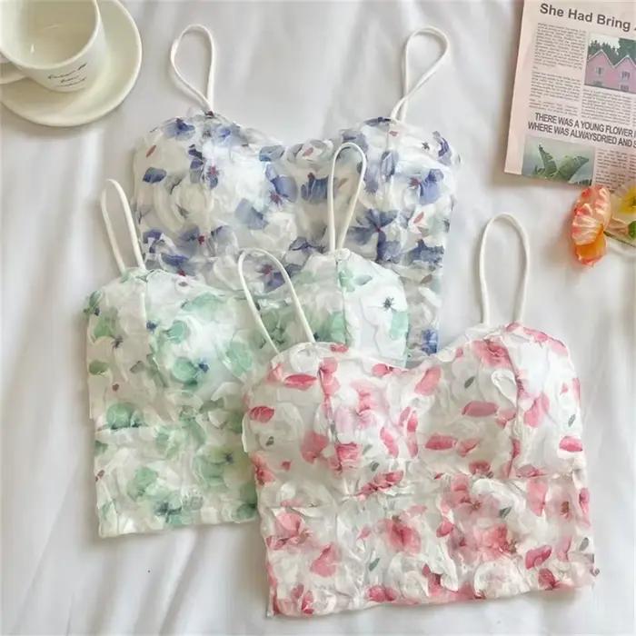 Lingerie Sweet Beauty – débardeur sexy à fleurs pour femmes