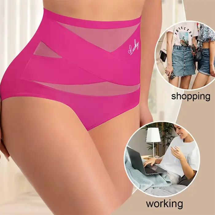Culotte gainante taille haute grande taille post-partum confortable