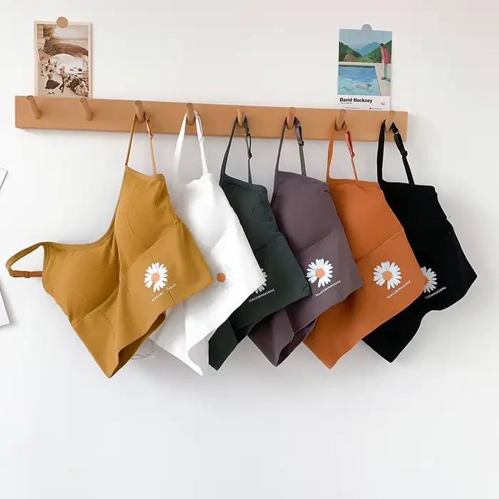 Soutien-gorge tubulaire en coton pour femmes