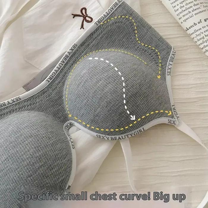 Soutien-gorge rembourré push up pour petits seins – Lingerie de 10 cm d'épaisseur avec bretelles réglables