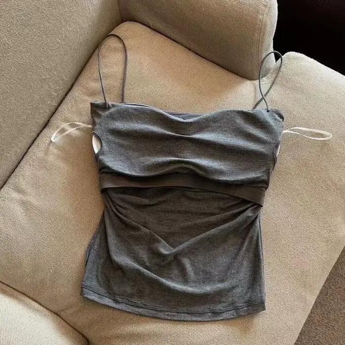 Débardeurs pour femmes avec soutien-gorge intégré