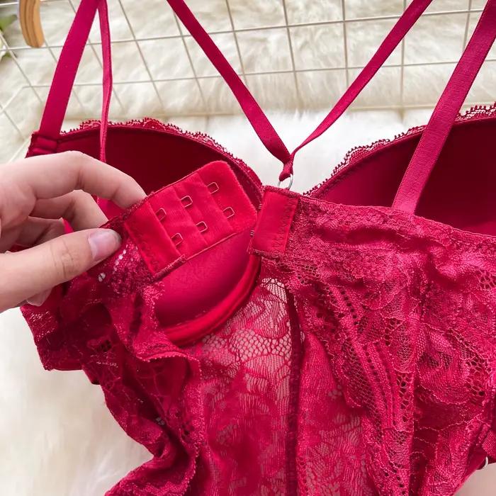 Femmes Sexy licou dentelle body Chic mode élastique Bodycone combinaisons printemps chaud doux gothique combishorts